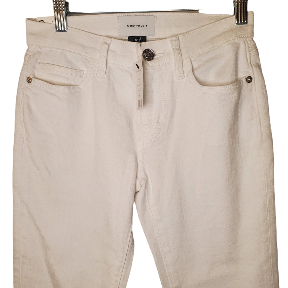 Current Elliott Stilleto Clean White Skinny Jeans - Picture 3 of 11